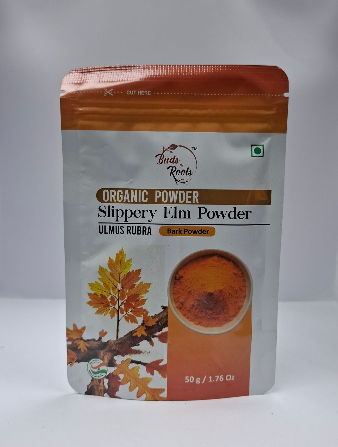 BUDS &amp; ROOTS SLIPPERY ELM POWDER 50G