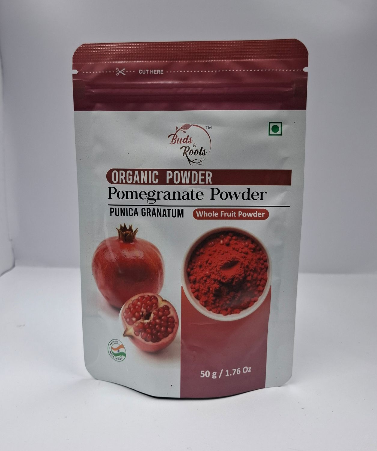 BUDS &amp; ROOTS POMEGRANATE POWDER 50G