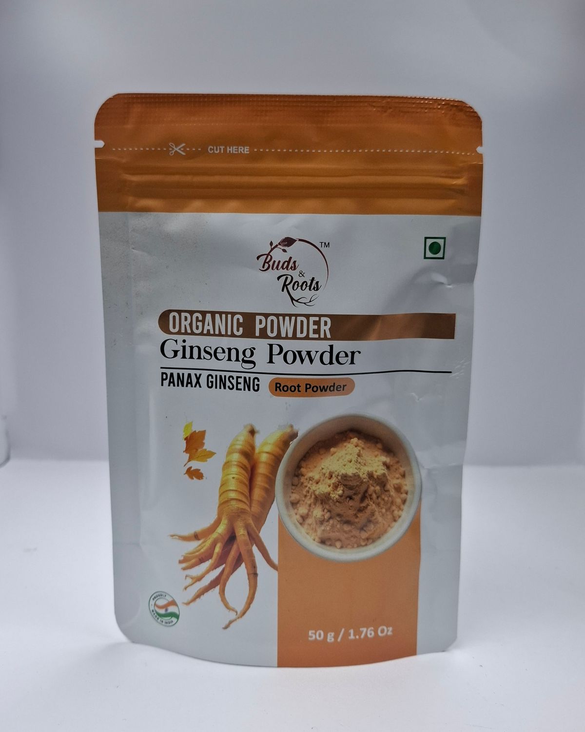 BUDS &amp; ROOTS GINSENG POWDER 50G