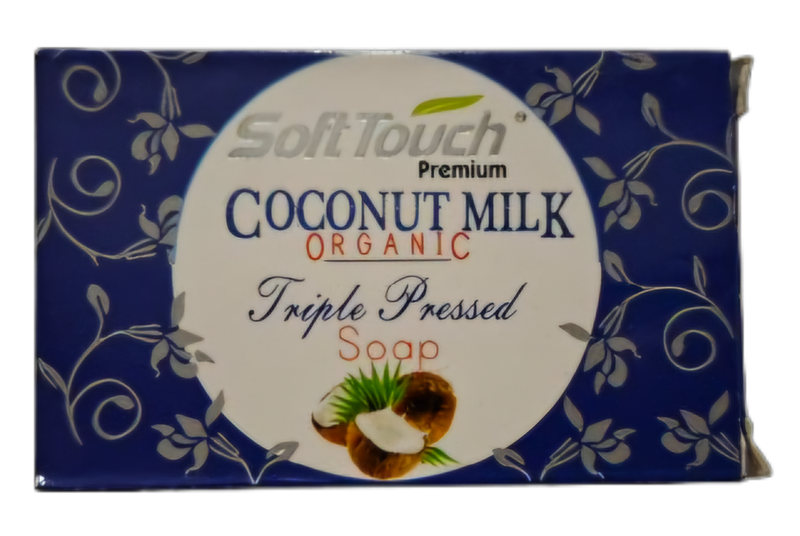 SOFT TOUCH COCONUT MILK SOAP 125G