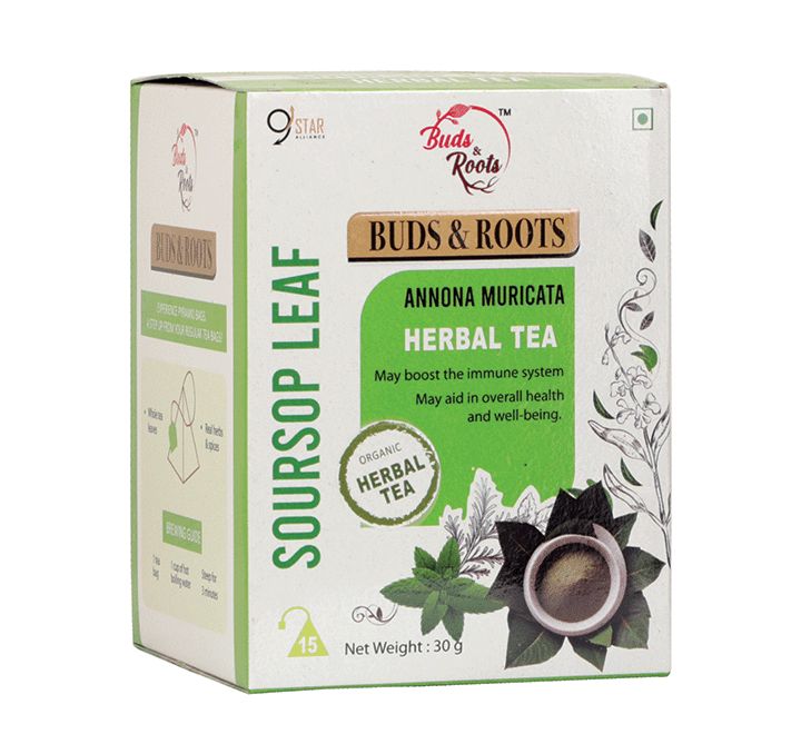 Buds and Root Soursop Leaf Tea 20g