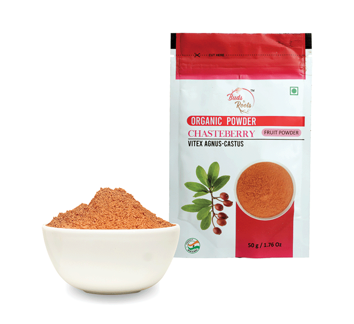 Buds &amp; Roots Chasteberry Fruit Powder 50g