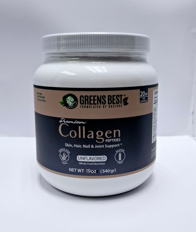 Greens Best Premium Collagen Peptides 540g (Unflavored) - Black Label