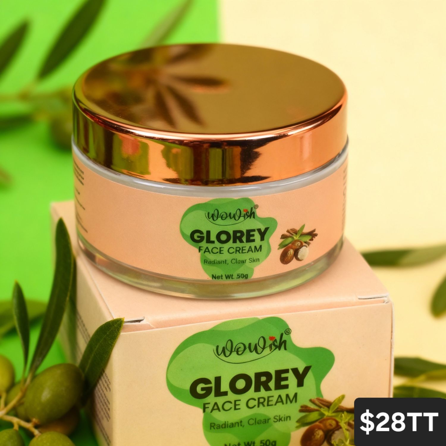 Wowish Glorey face cream 50gm