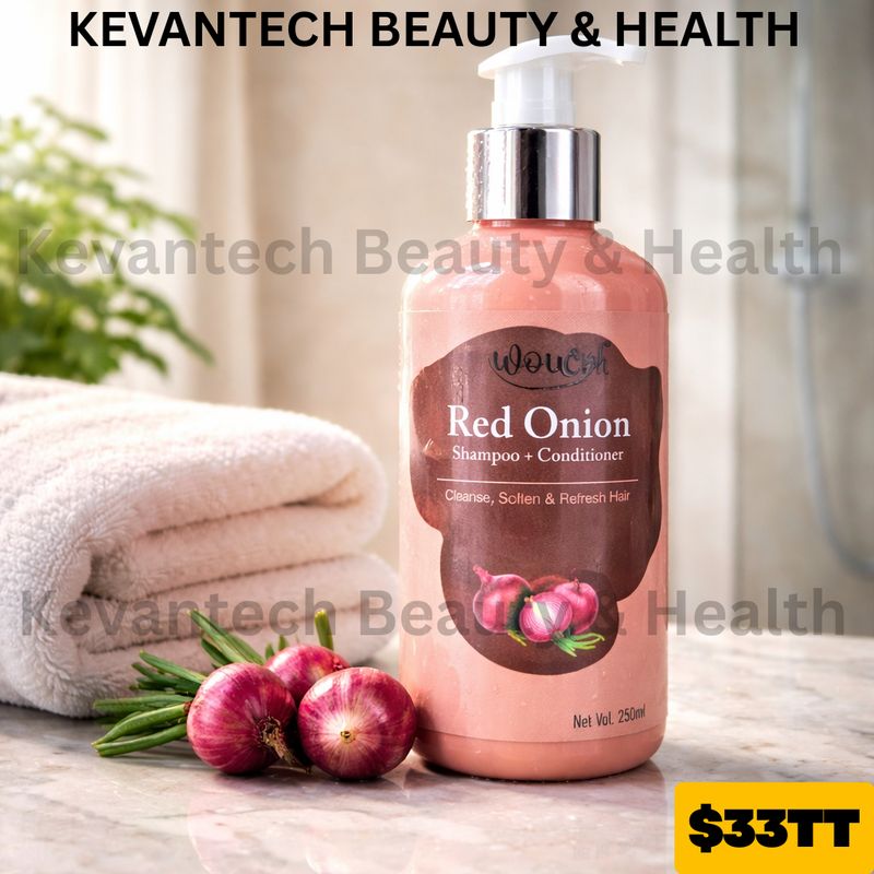 Wowish Red onion shampoo+conditioner 250ml
