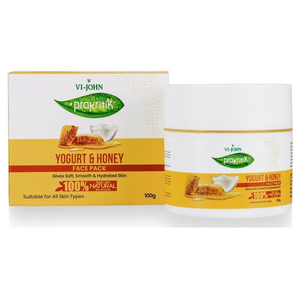 VI  JOHN PRAKRITIK YOGURT &amp; HONEY FACE PACK 100GM