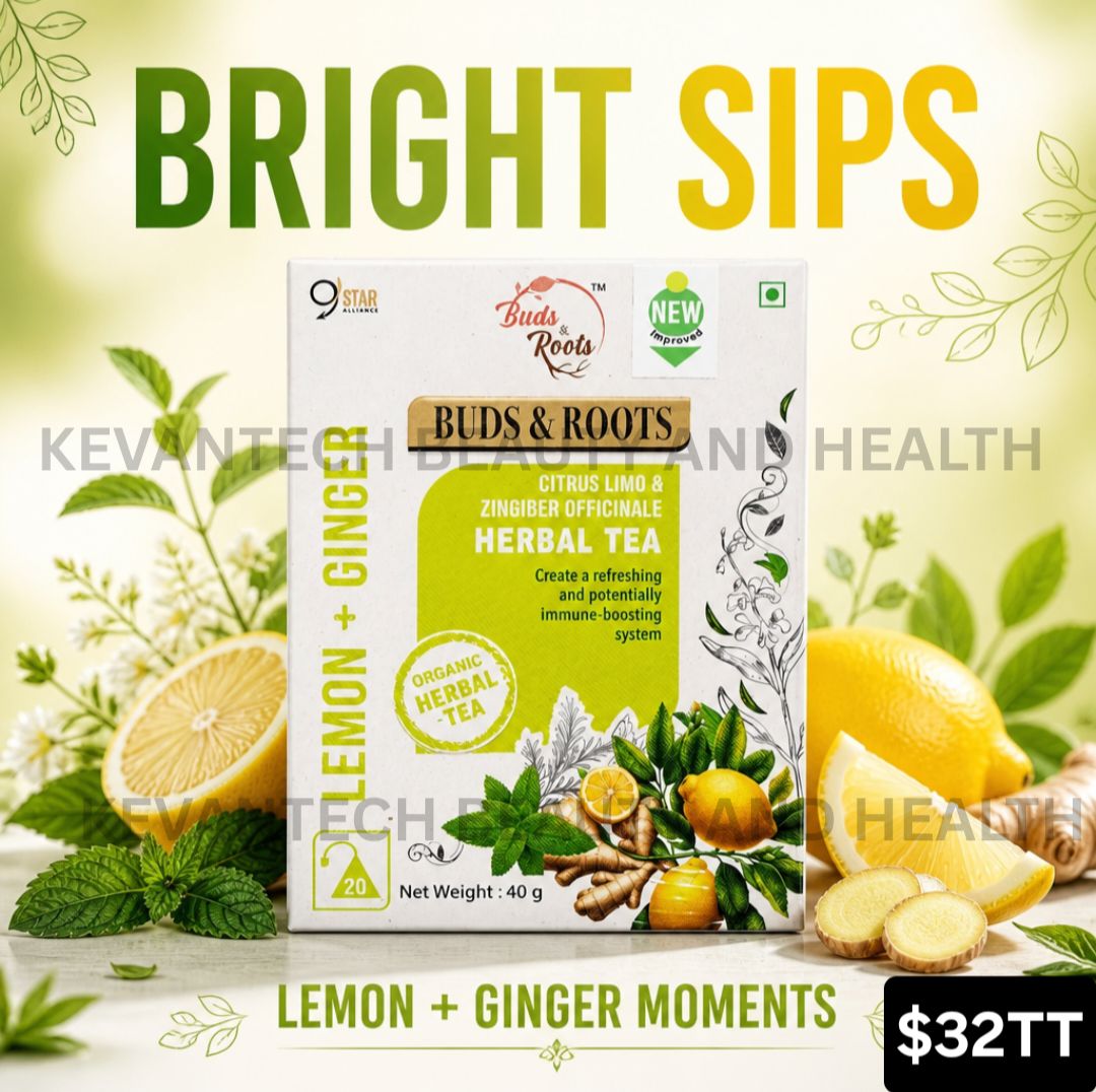 Buds &amp; Roots Lemon-Ginger Tea