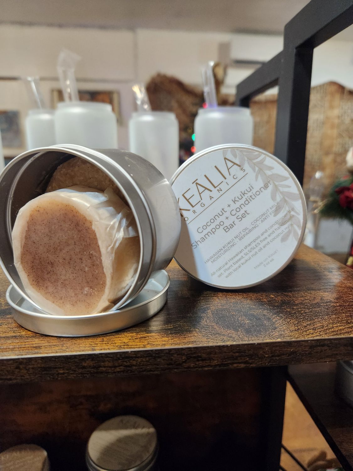Kealia Organics shampoo and conditioner