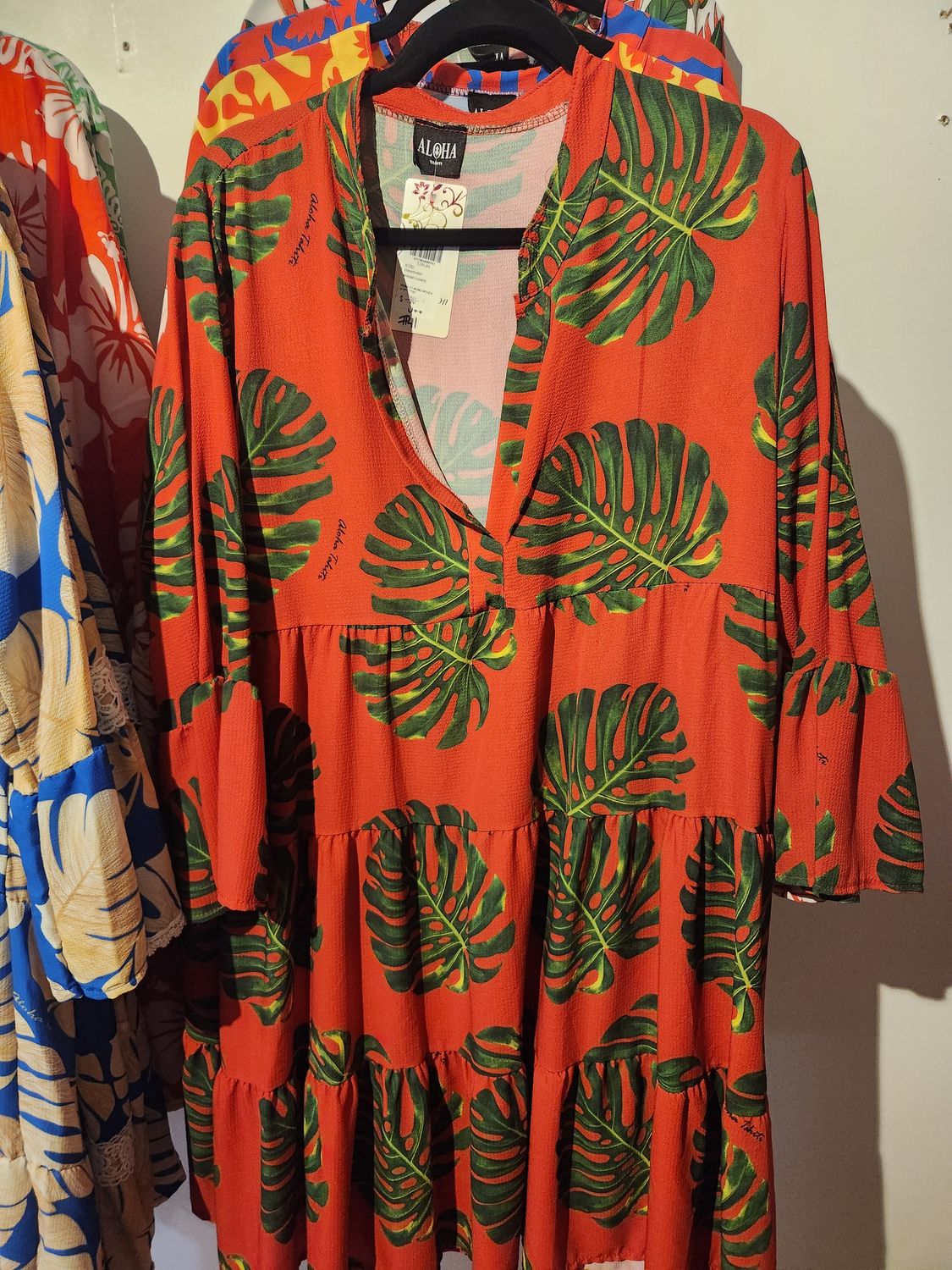 Aloha Tahiti Red and green