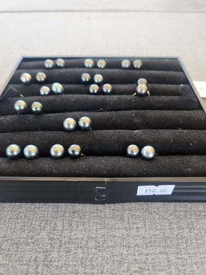 Adjustable pearl rings