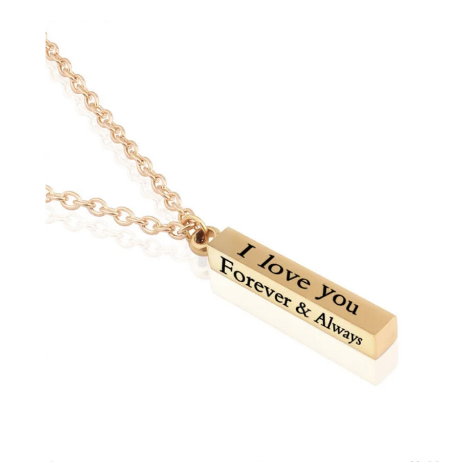 I love you forever and always necklace.