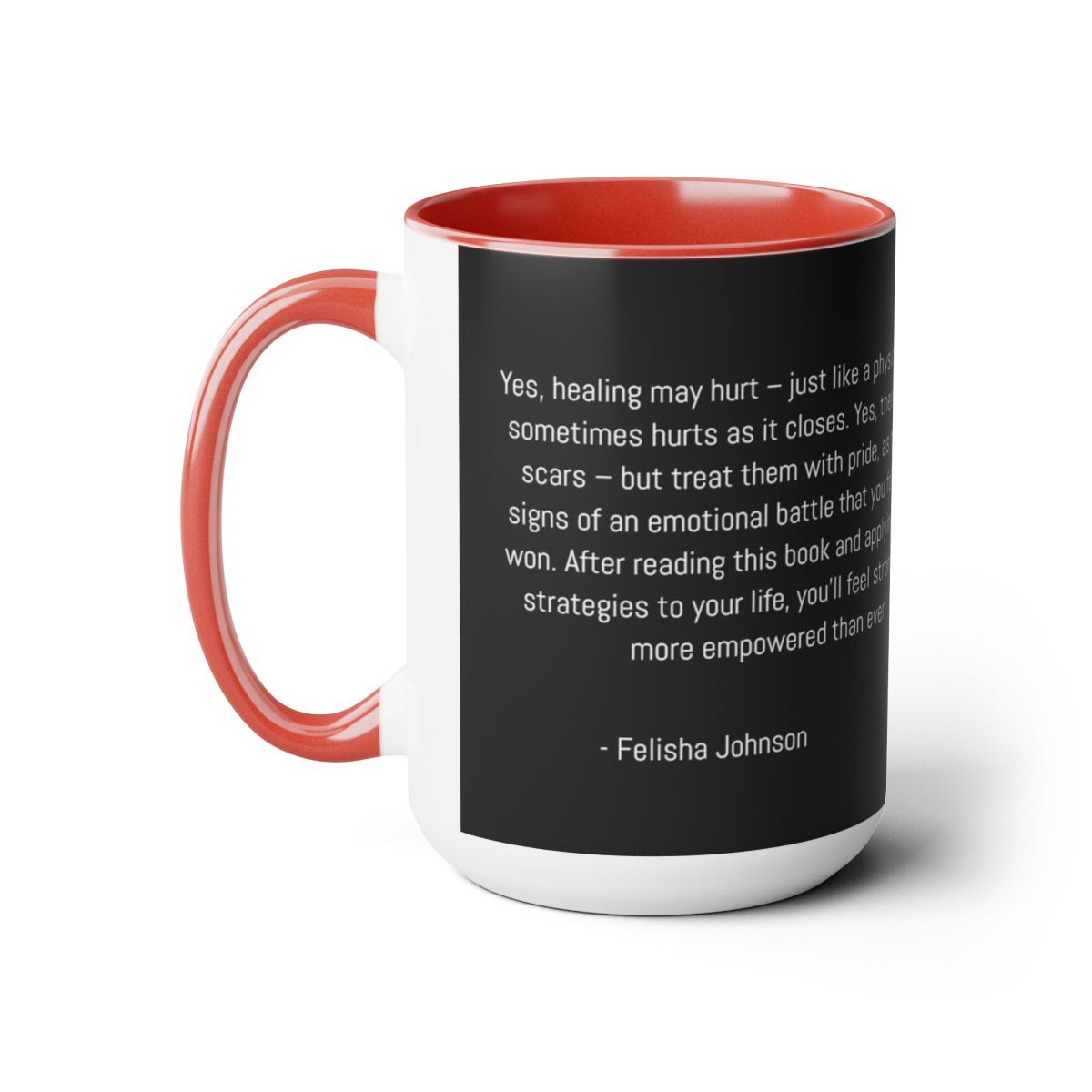 Healing Two-Tone Coffee Mugs, 15oz