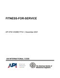 API RP 579-1 / ASME FFS-1 API 579-1 / ASME FFS-1, Fitness-For-Service STANDARD