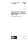 ISO/IEC 27002:2022
Information security, cybersecurity and privacy protection - Information security controls
STANDARD