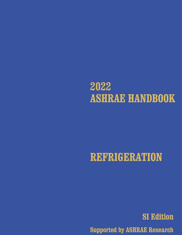 2022 ASHRAE Handbook Refridgeration SI
