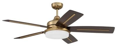 Craftmade Drew Ceiling Fan - Satin Brass 54