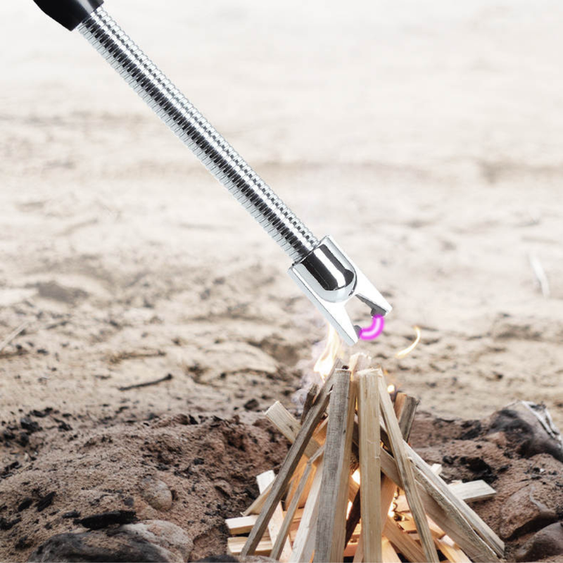 Flexible Rechargeable Arc Lighter – Flameless, Windproof &amp; USB Rechargeable