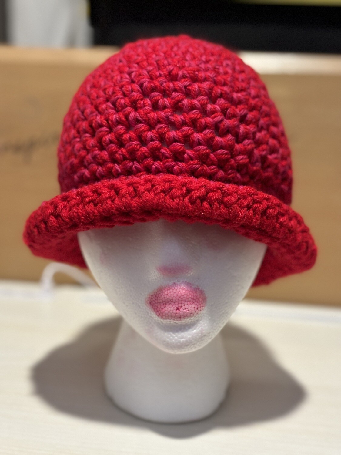 Crochet bucket, hats