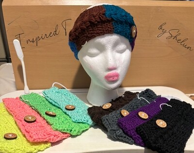 Crochet cables braid Headbands Ear warmers