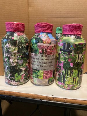Crochet Mosaic jars