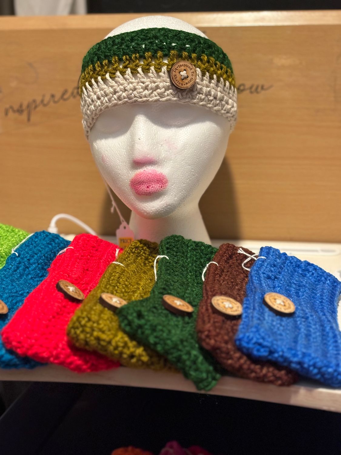 Crochet headband ear warmers