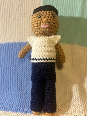 Crochet  Amigurumi  Doll with removable cloth