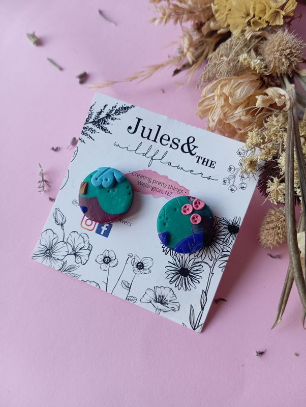 Autumn Leaves - Large studs