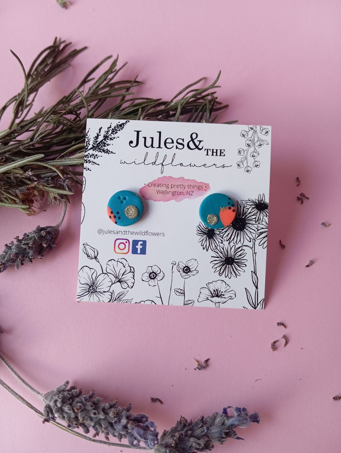 Blue Lagoon - Small studs