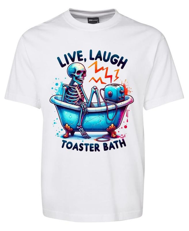 Live, Laugh, Toaster Bath