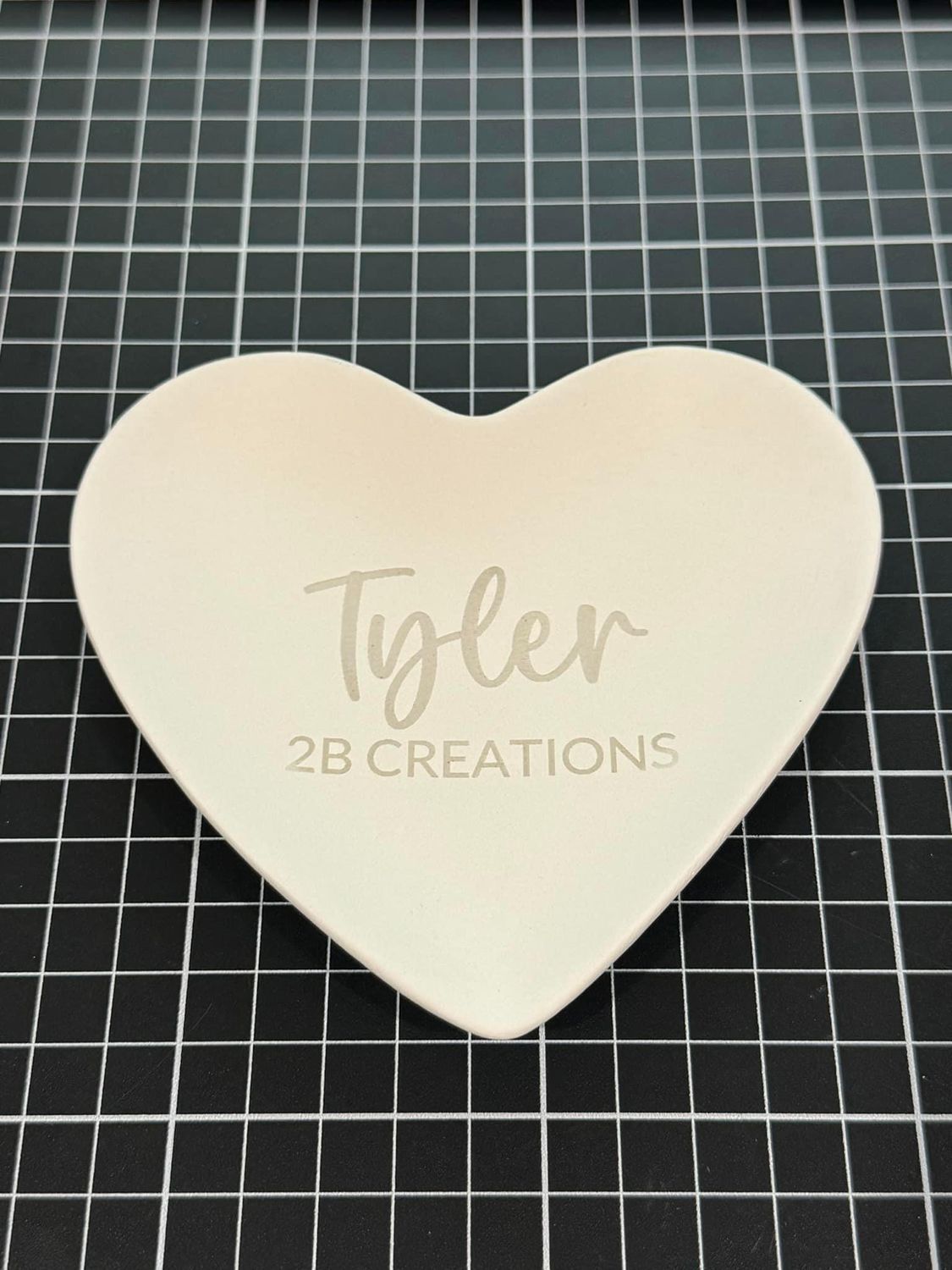 Ceramic Heart Trinket Tray