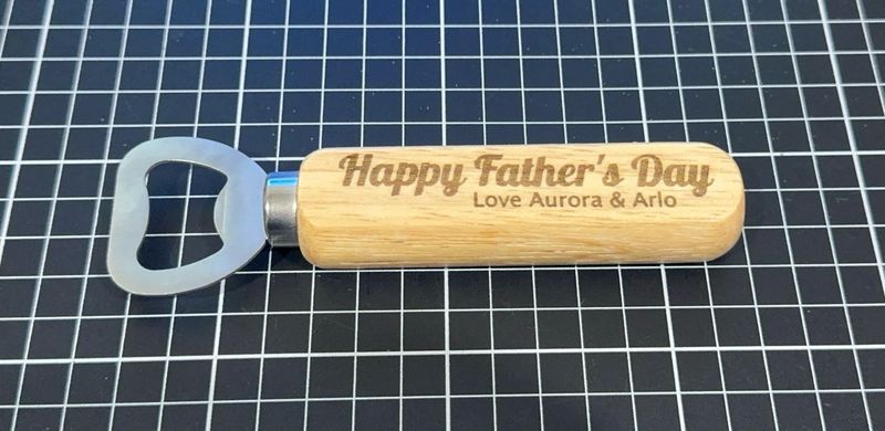 Personalised Happy Father’s Day Bottle Opener