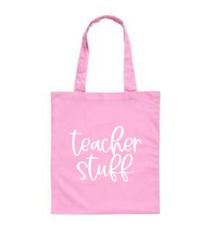 Teacher Stuff Tote Bag