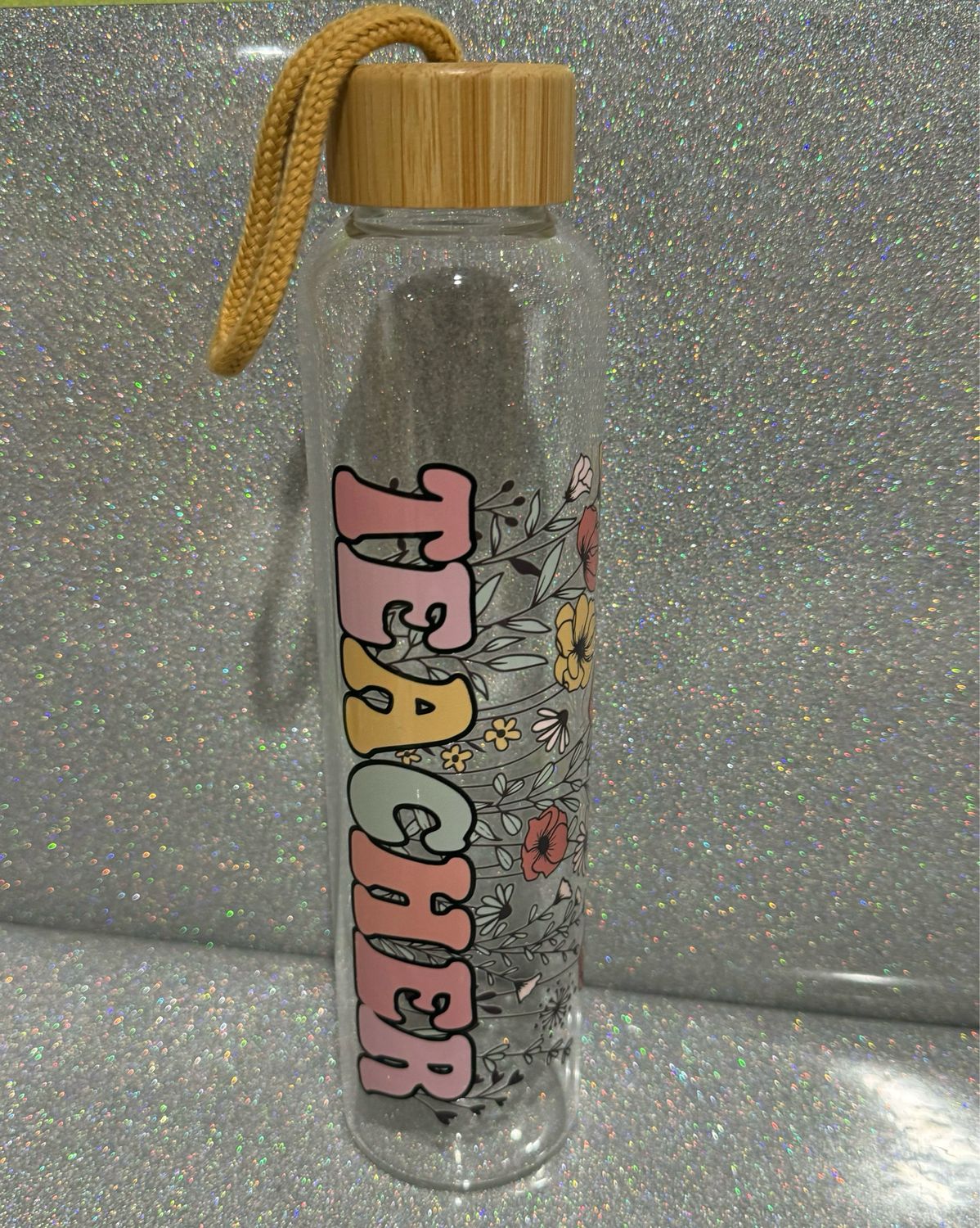 Teacher Glass Bottle