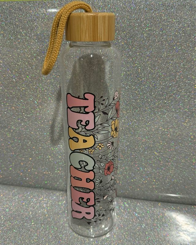 Teacher Glass Bottle