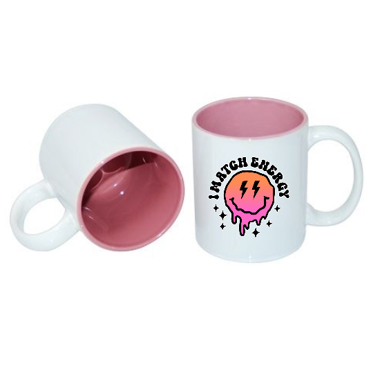 I Match Energy Mug Pink Internal