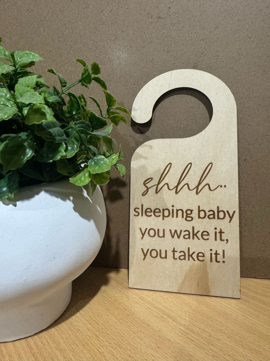 Shhh Sleeping Baby