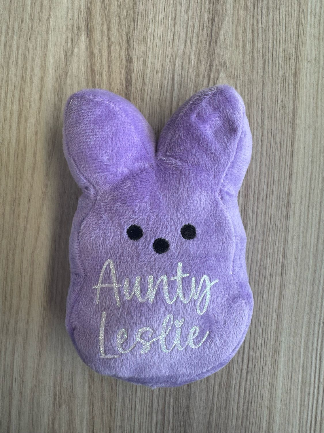 Purple Personalised Easter Peep