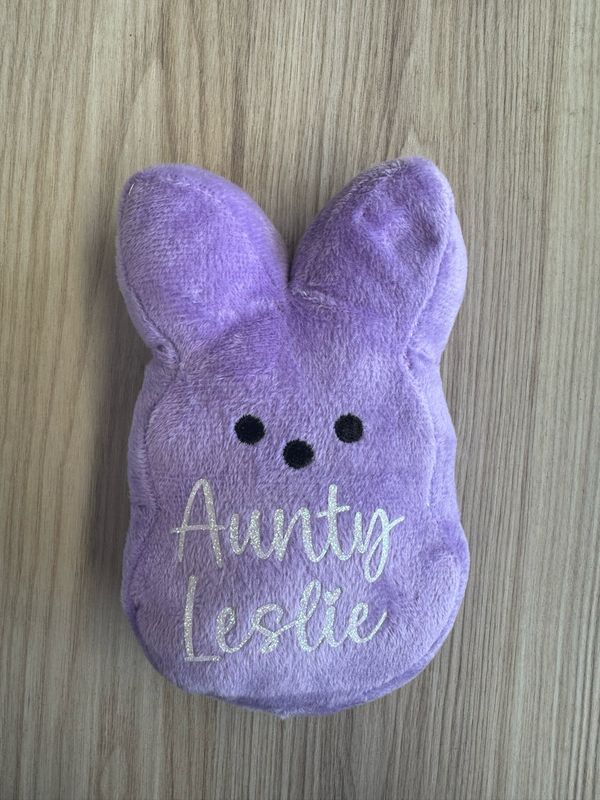 Purple Personalised Easter Peep