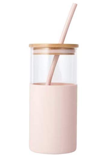 Personalised 600ml Pink Glass