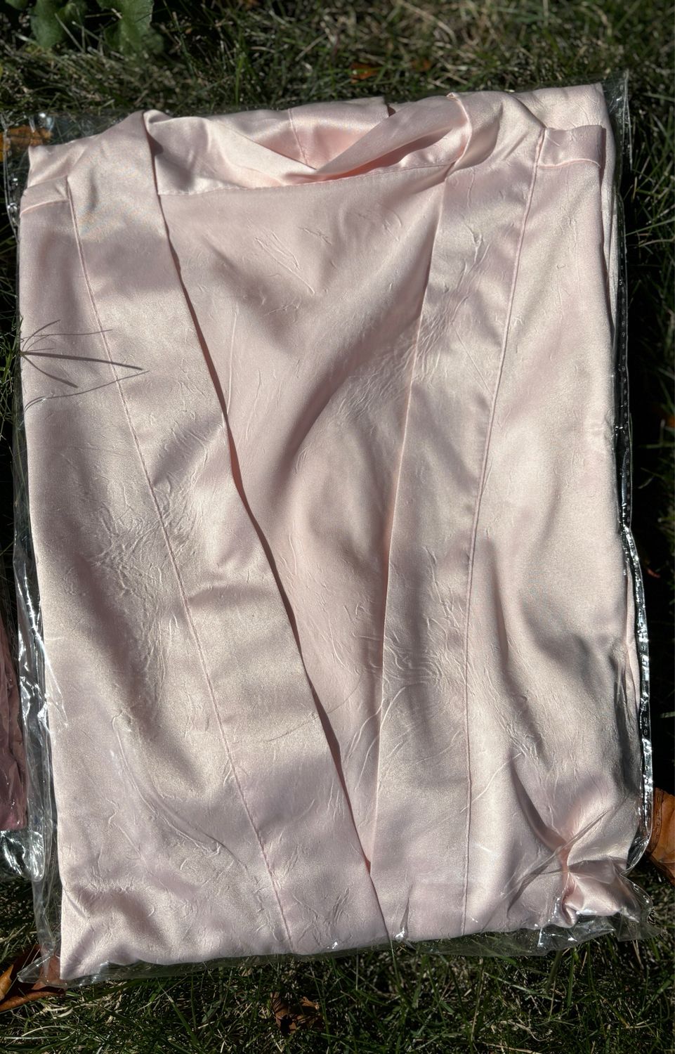 Light Pink Lace Trim Robes