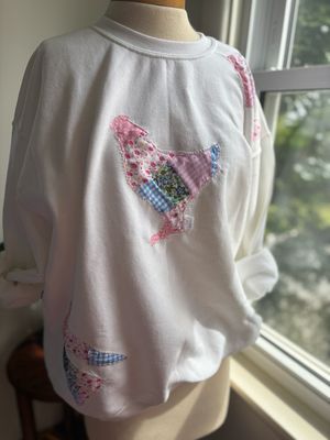 Custom Chicken Patchwork Crew