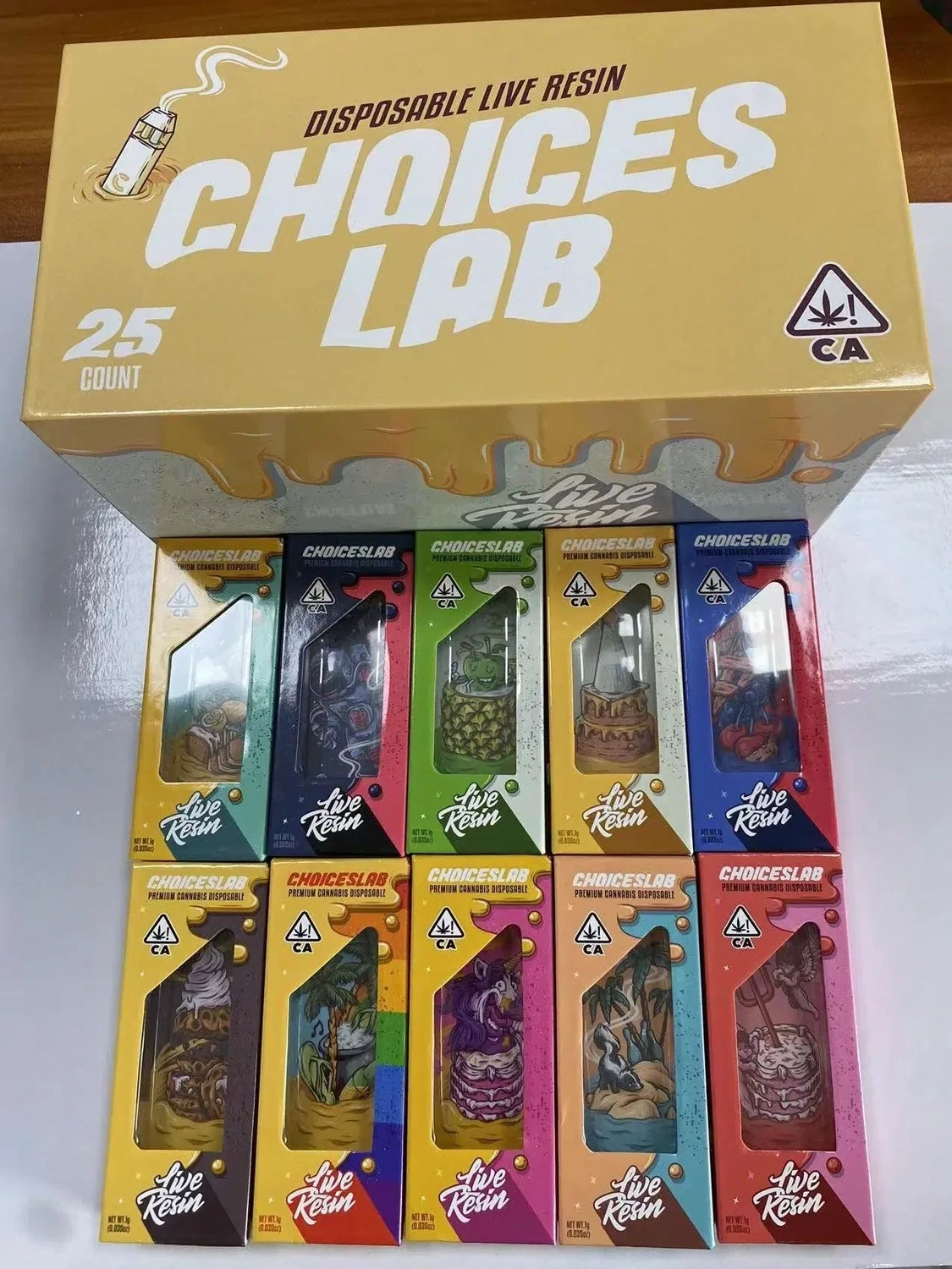 choices lab double cartridge 1g