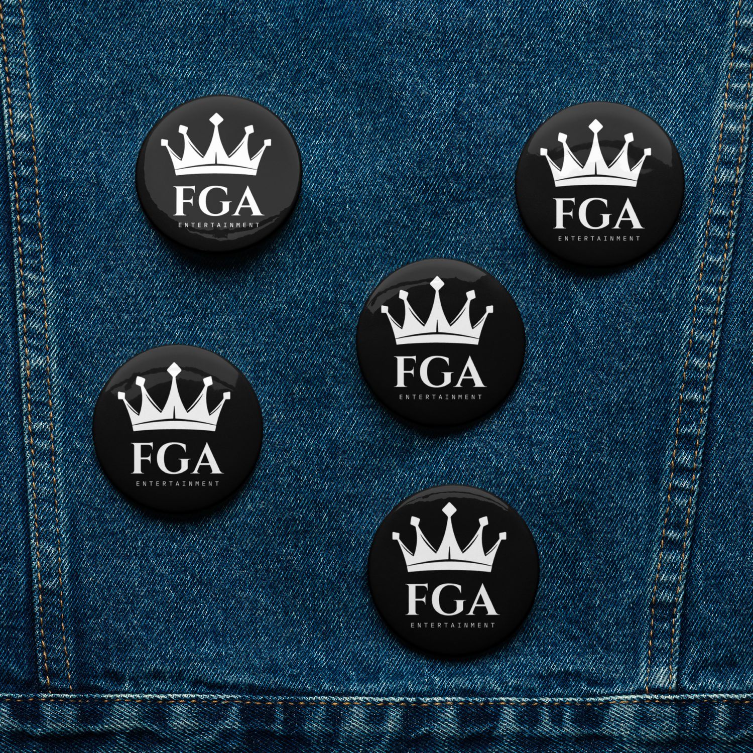 FGA Set of pin buttons