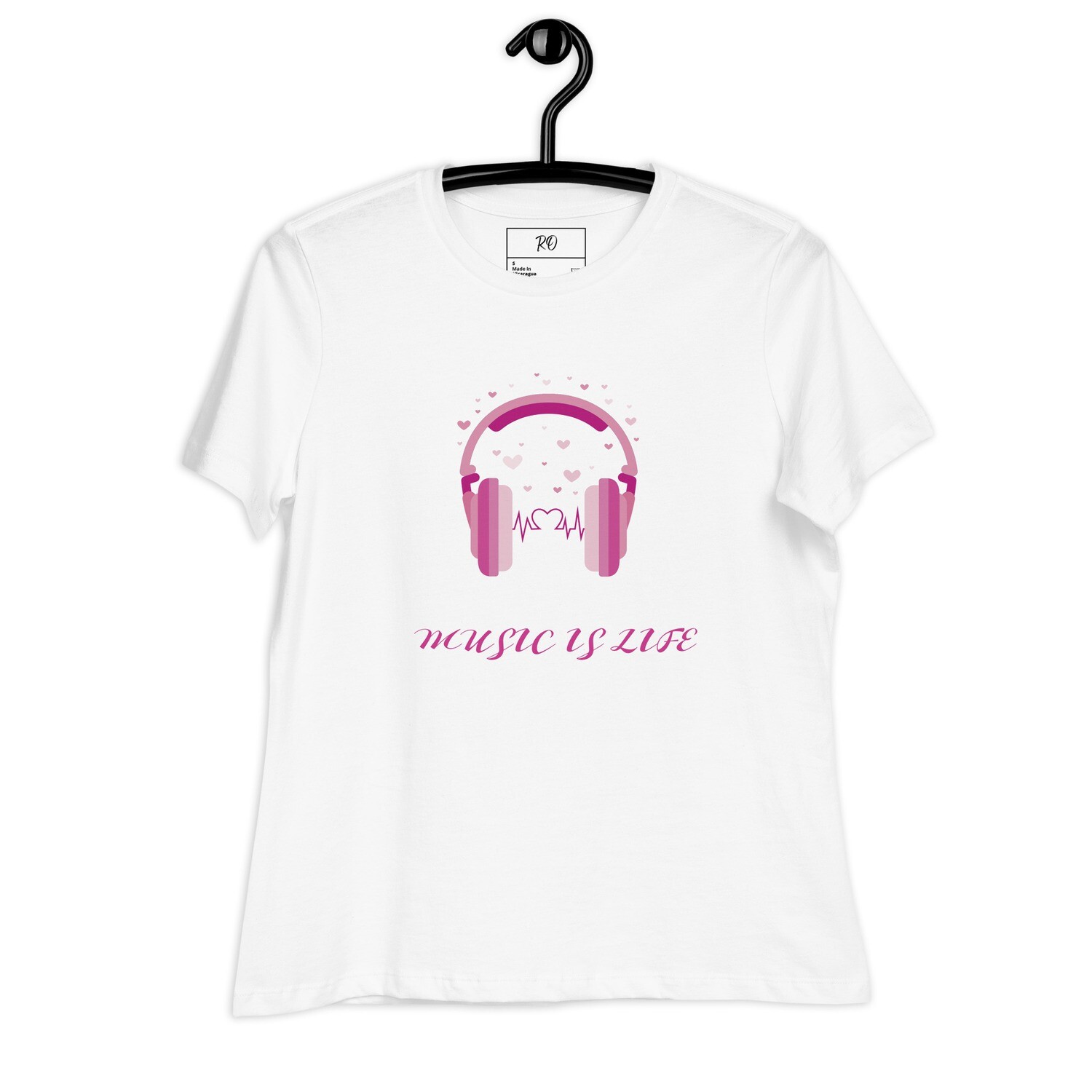 Music Is Life Women&#39;s Relaxed  T-shirt