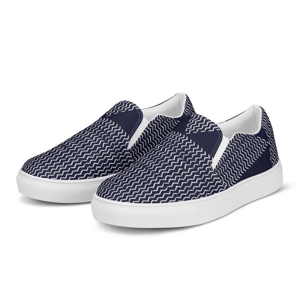 New Wave Men&#39;s Slip-on Canvas Shoes