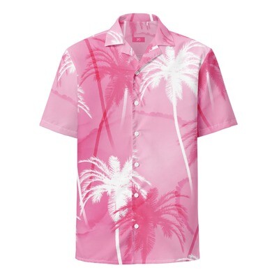 Pink Paradise Unisex Button Shirt