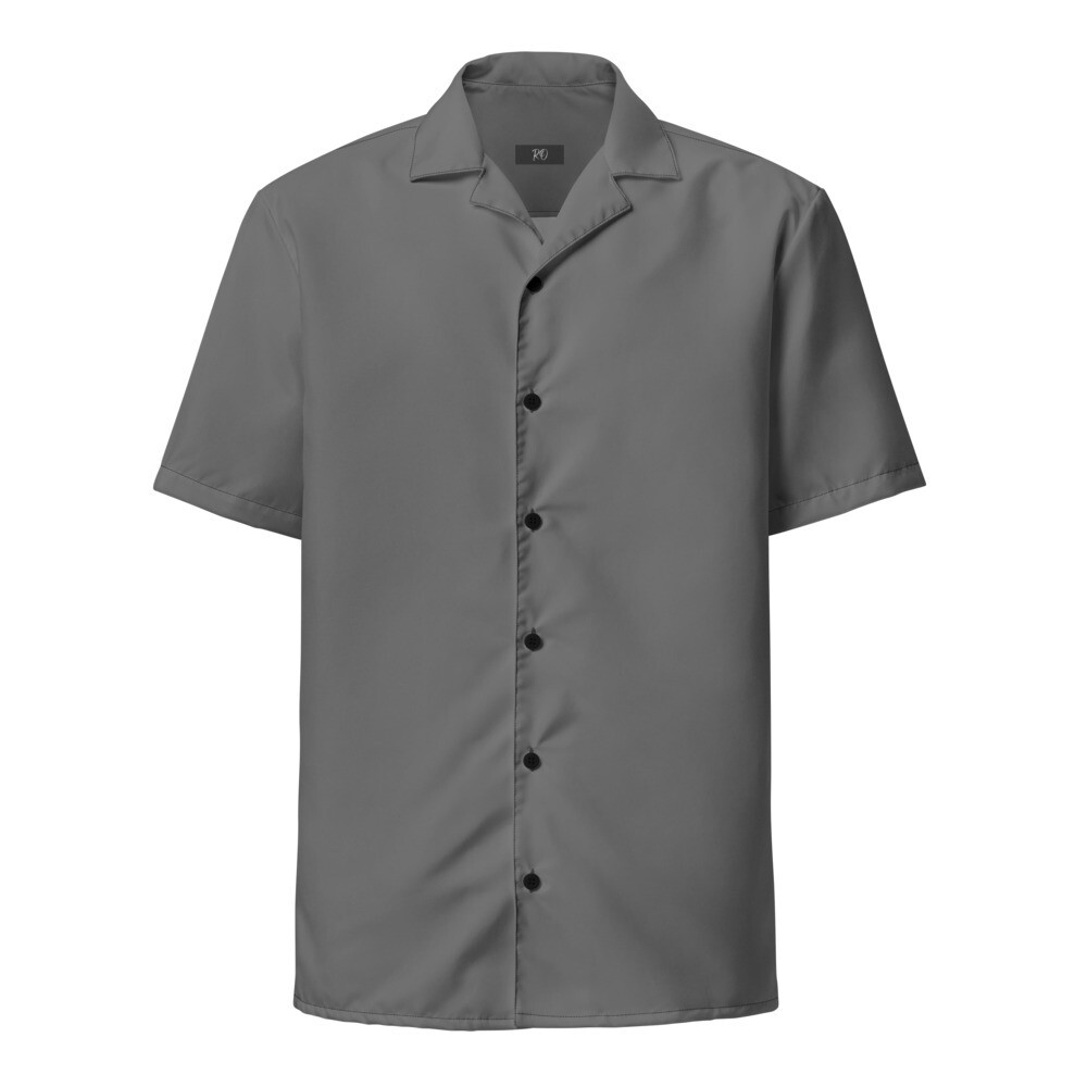 Grey Unisex Button Shirt