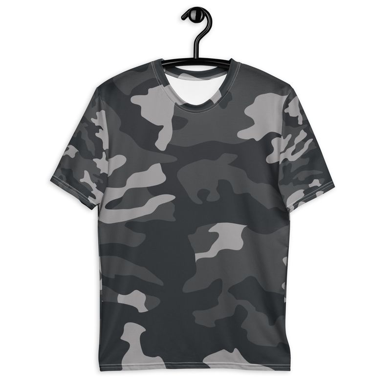 Men&#39;s Camo Crew Neck T-shirt