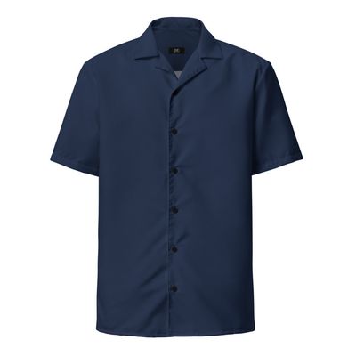 Navy Unisex Button Shirt
