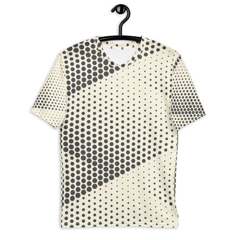 Men&#39;s Spotted Crew Neck T-shirt